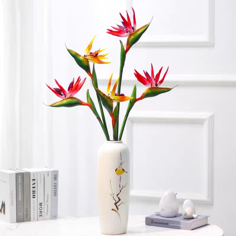 ดอกสตรีลิเซียประดิษฐ์ ก้านยาว  - Bird Paradise Strelitzia บทวิจารณ์และราคา
