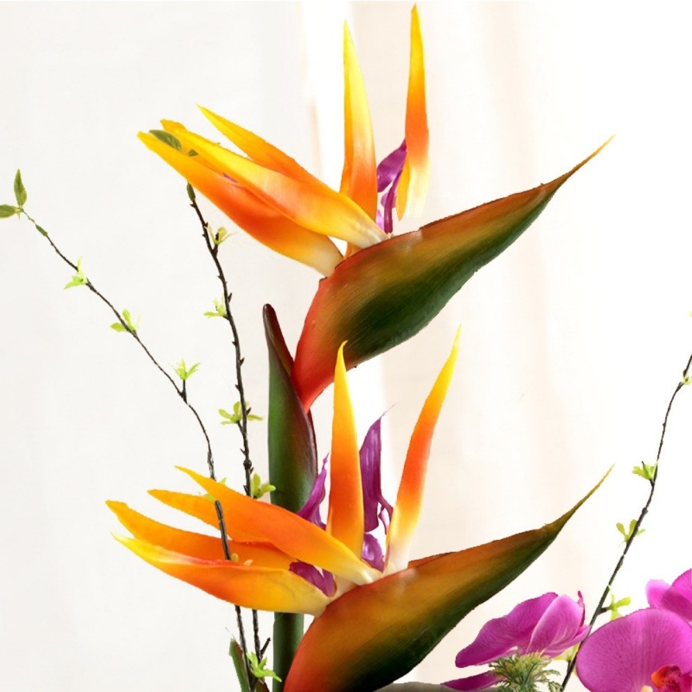 ดอกสตรีลิเซียประดิษฐ์ ก้านยาว  - Bird Paradise Strelitzia บทวิจารณ์และราคา