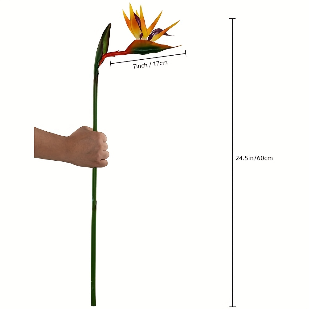 ดอกไม้สรวงสวรรค์เทียม3ชิ้นทำจา - Bird Paradise Strelitzia บทวิจารณ์และราคา