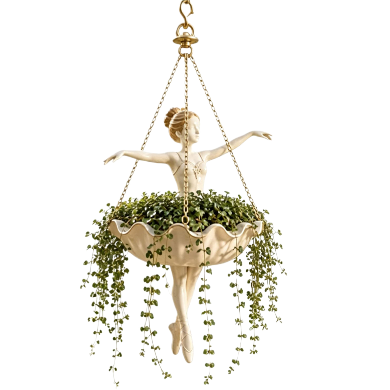 กระถางแขวนรูปนักเต้นบัลเลต์ ติ - Spider Plant Hanging บทวิจารณ์และราคา